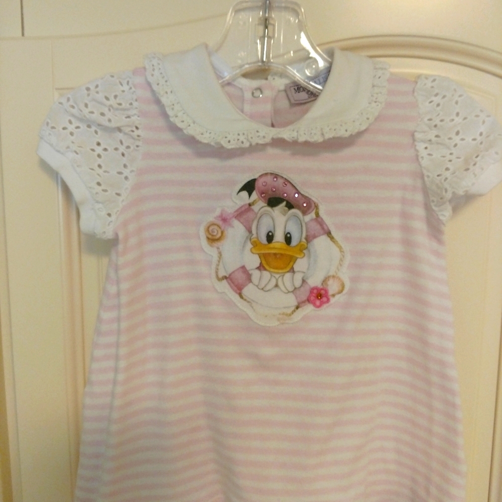 Girls pink cotton top